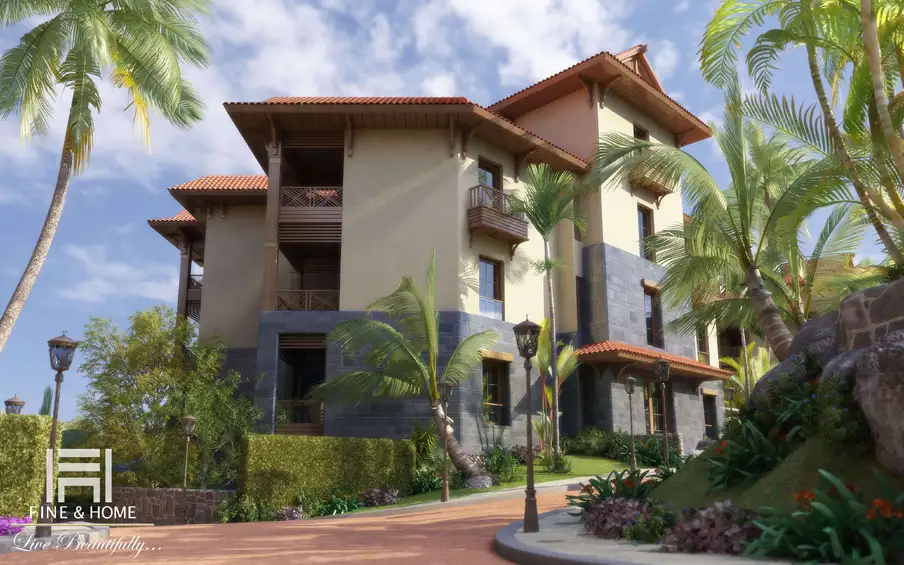 Дом в экстерьере ЖК HAWAII