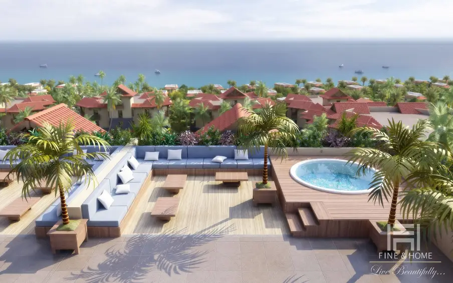 Джакузи в экстерьере ЖК HAWAII