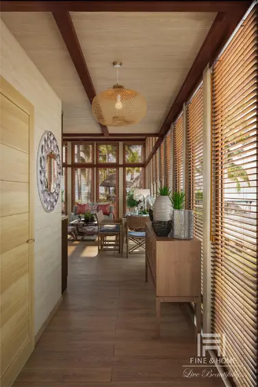 Золотой коридор в бунгало