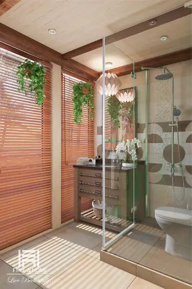 Ванная комната в бунгало