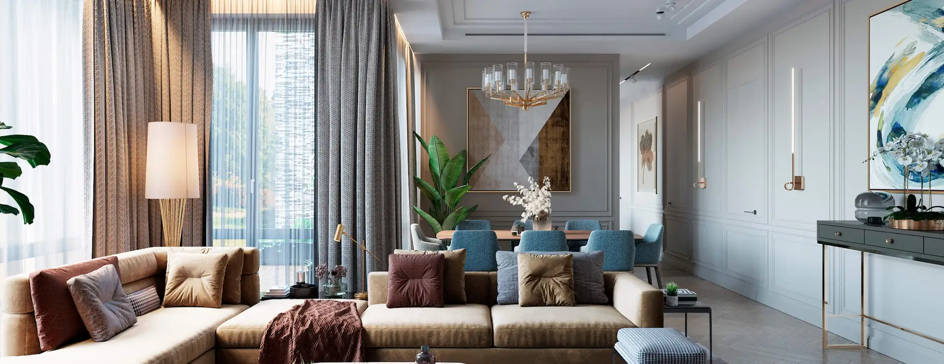 Design project of a private house in Lida town