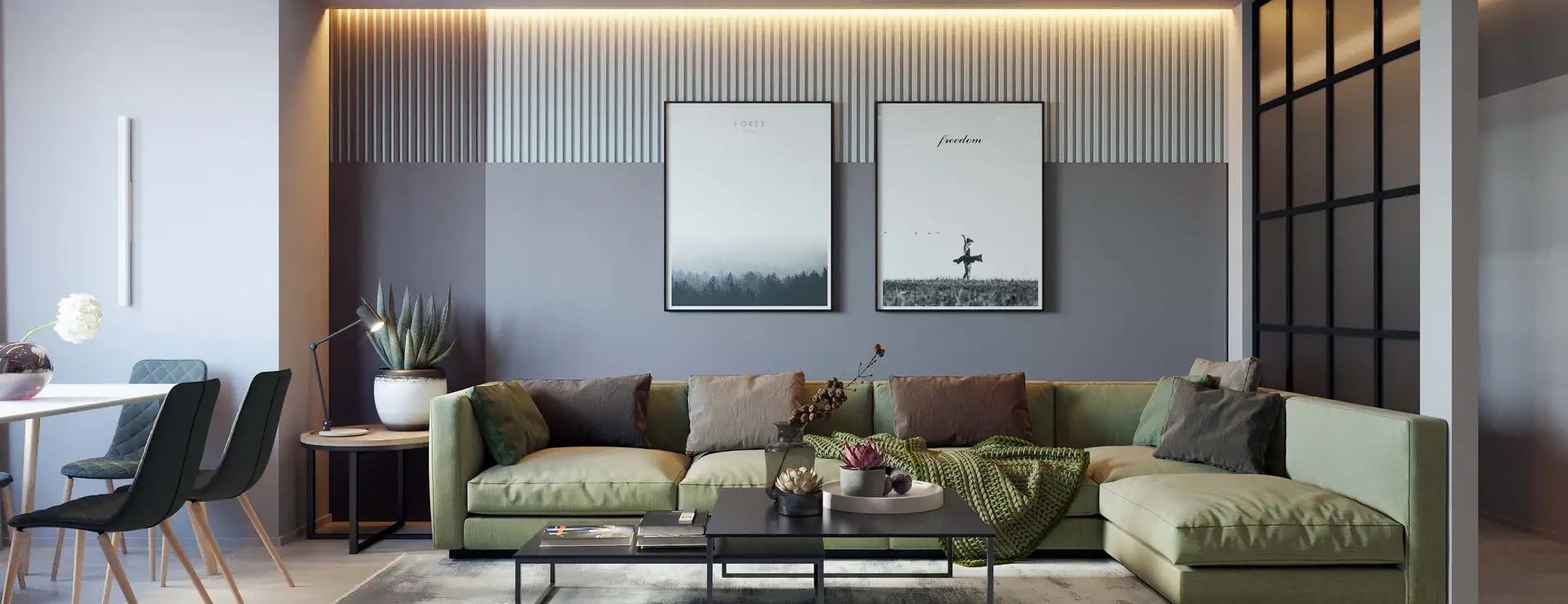 Apartment for a young family in the residential complex «Promenade»