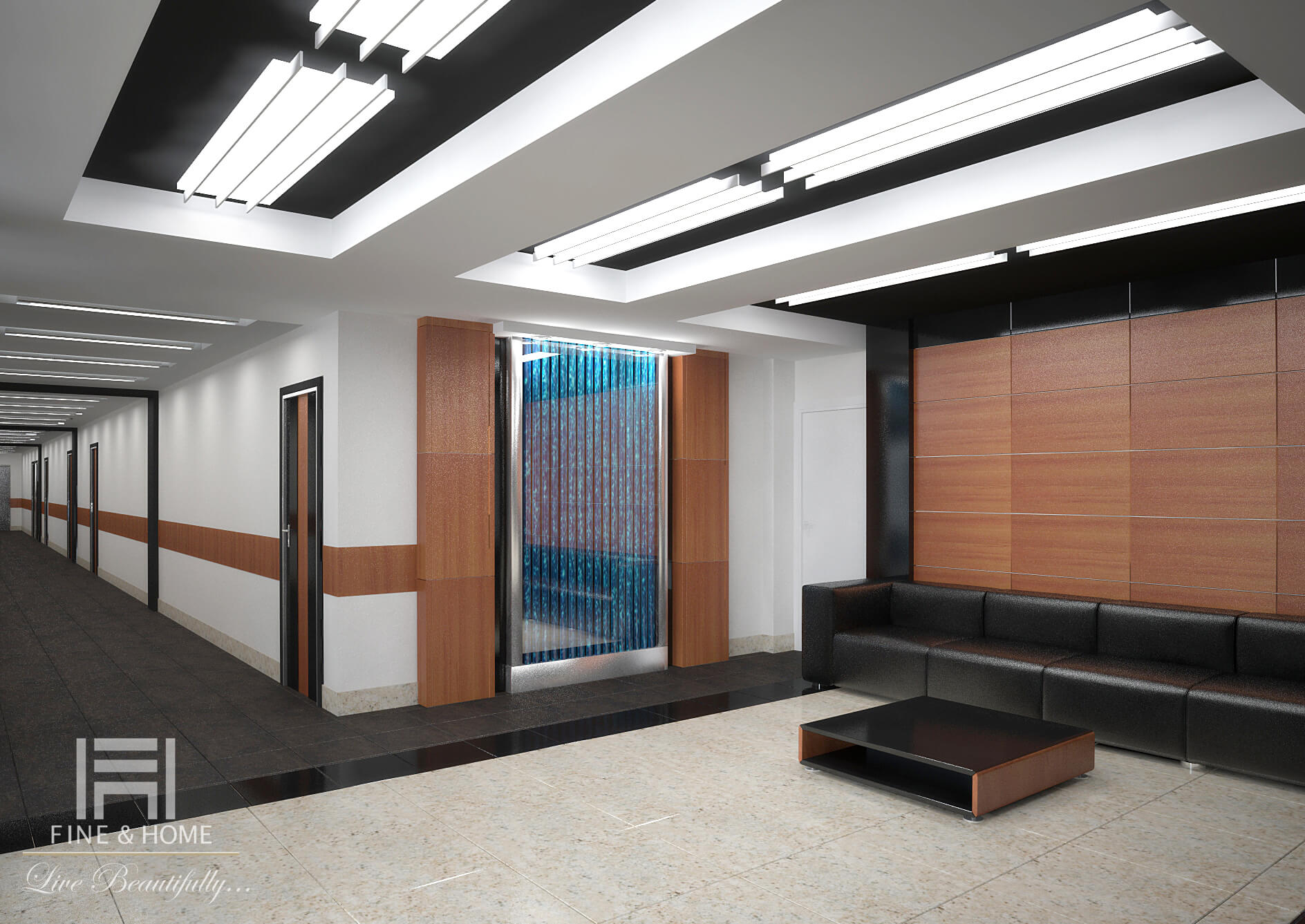 Дизайн зала для переговоров офиса РУП Белмедпрепараты: современный стиль
